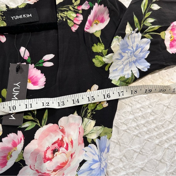 Yumi Kim Marlo Floral Midi Dress Black Size S NWT - Picture 10 of 13